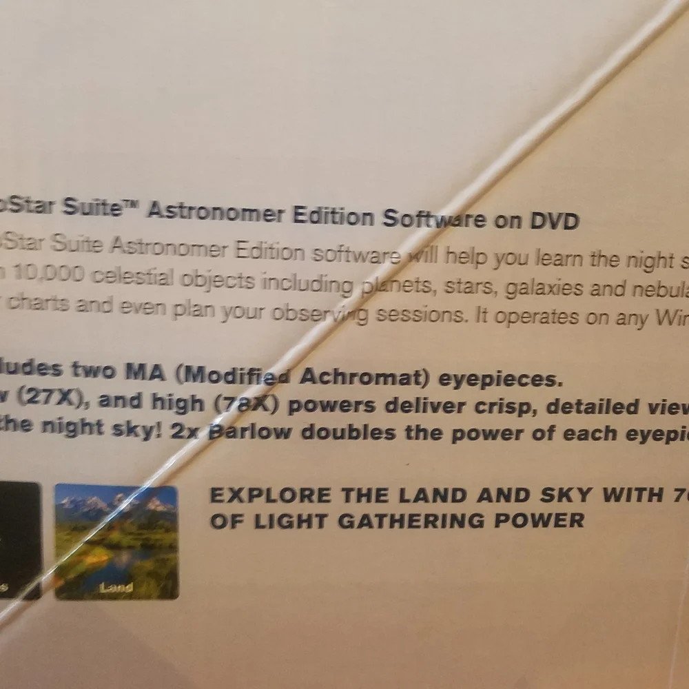 Meade Infinity 70 telescopes for sale used once